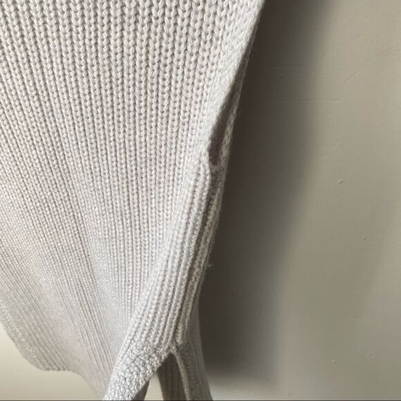 𝅺ARITZIA Wilfred Durandal Italian Wool Sleeveless Turtleneck Sweater Grey ~ XXS - Picture 11 of 12